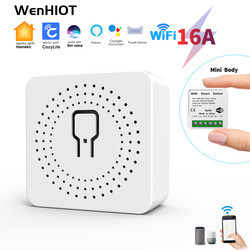 DIY MINI Homekit ウォールスイッチ ボタン 修正 リレー モジュール tuya wifi アプリのサポート 音声制御機能