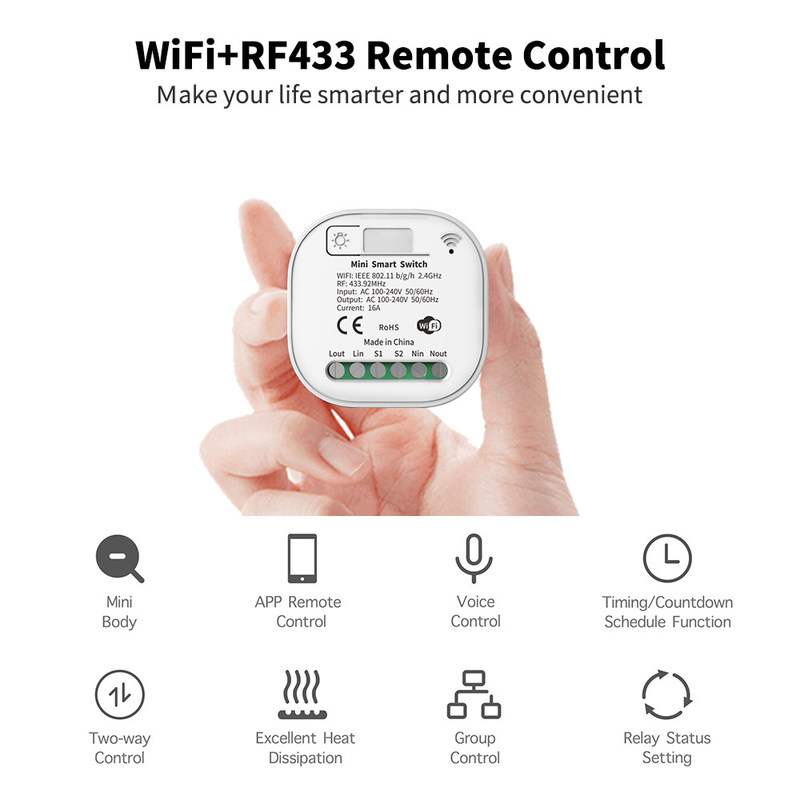 スイッチの2.4GHz無線リモート・コントロール スイッチWifi 3の主自己Homekit