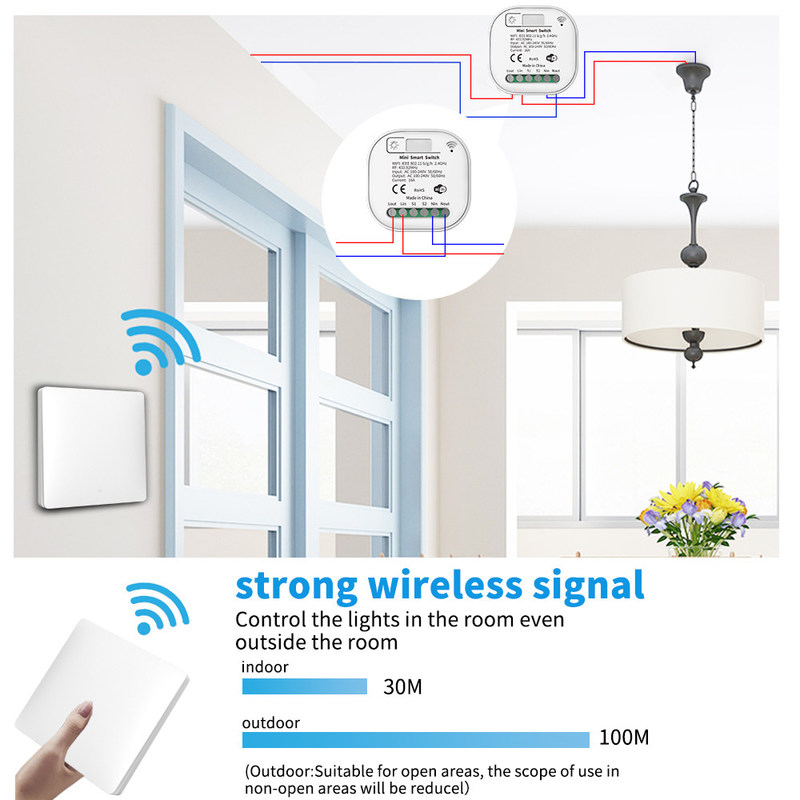 スイッチの2.4GHz無線リモート・コントロール スイッチWifi 3の主自己Homekit