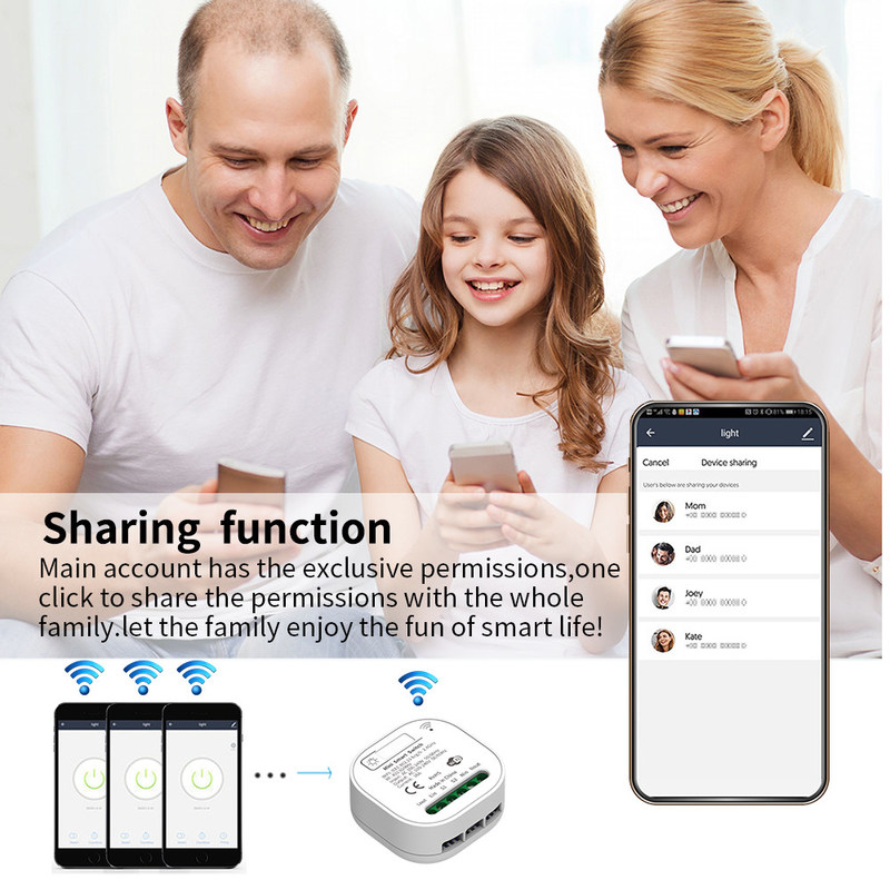 スイッチの2.4GHz無線リモート・コントロール スイッチWifi 3の主自己Homekit