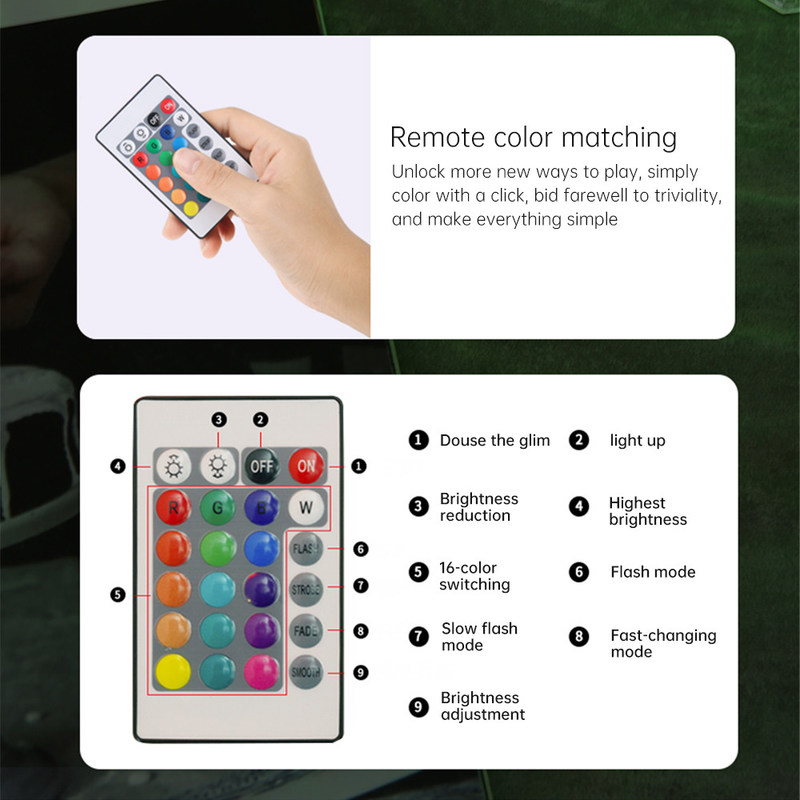 モダン 3色 RGB カラフル ローズ ベッドサイド テーブル ランプ タッチ コントロール 無限 暗調