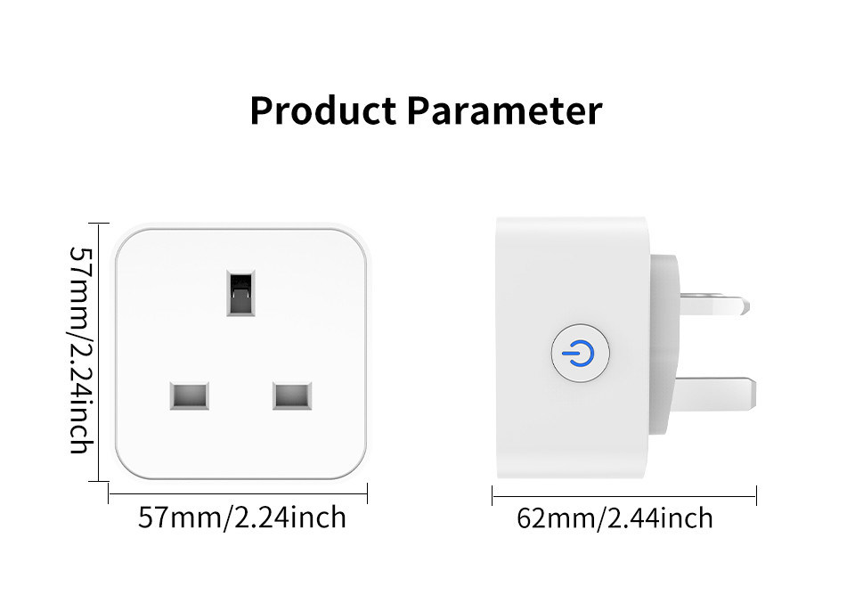 tuya wifi スマートソケット リモート&ボイス コントロールプラグ スケジューリングと自動化機能 アレクサの音声制御をサポート