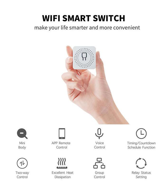 ミニスマートブレーカー 信頼性の高いスマートソリューション - Wi-Fi対応標準 - コンパクトデバイス bset 古い回路をリフィットする選択