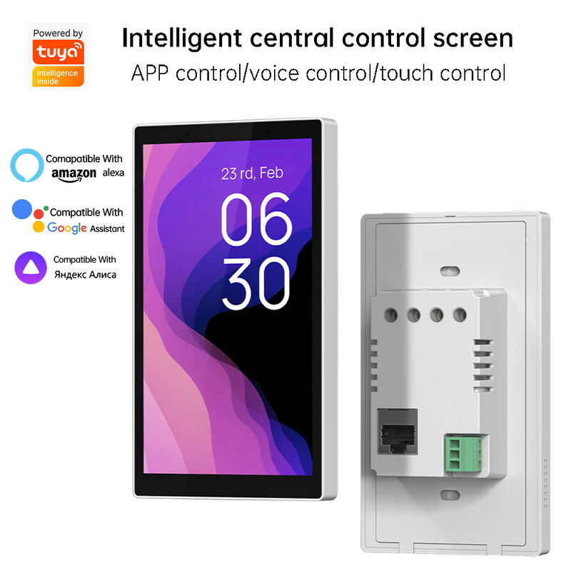 SIXWGH 5インチ スマートコントロール パネル アレクサ 組み込みタッチスクリーン 防水7MP カメラ ジグビーゲートウェイ エッジ コンピューティング スマートホーム