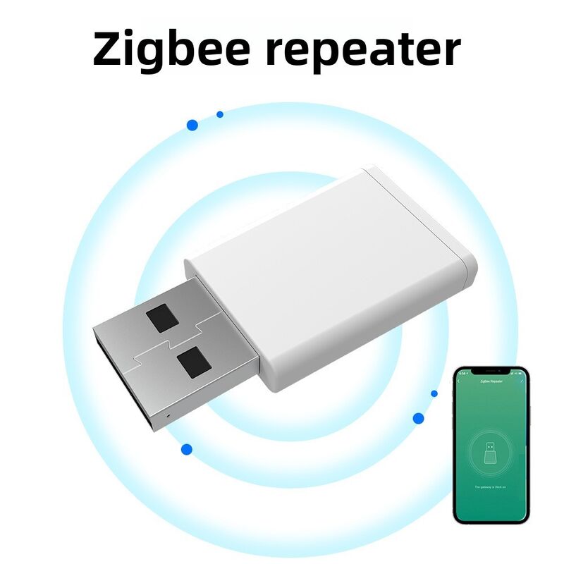 SIXWGH Tuya Zigbee 3.0 USBリピエーター/信号ブースター プラグ プレイレンジ拡張器 スマートホーム 30m カバー アレクサ/グーグル アプリ