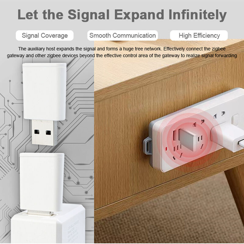 SIXWGH Tuya Zigbee 3.0 USBリピエーター/信号ブースター プラグ プレイレンジ拡張器 スマートホーム 30m カバー アレクサ/グーグル アプリ