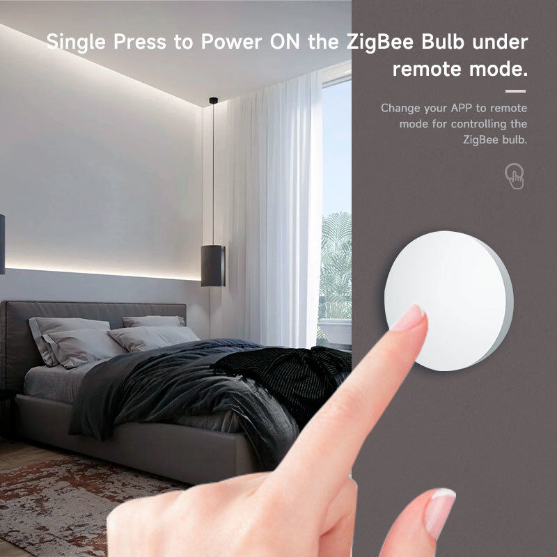 SIXWGH Tuya ZigBee スマートボタン スイッチ ワイヤレスリモートコントロール ワンキーマルチシーンコントローラー Androidスマートホーム対応