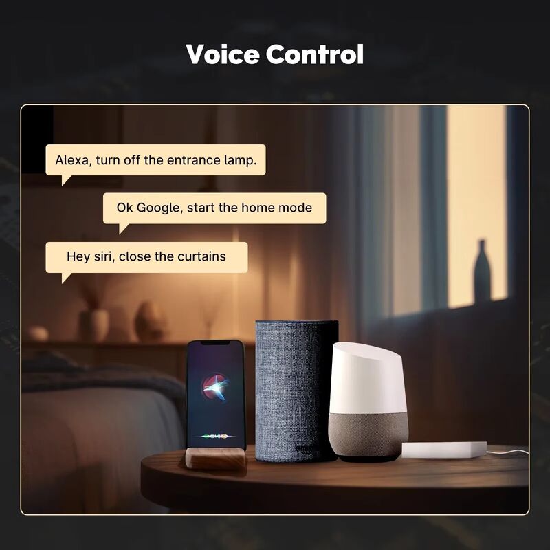 SIXWGH 3-in-1 スマートホームゲートウェイ：Zigbeeハブ + WiFiルーター + 音声コントロールセンター Apple Google Home Alexa & Tuya対応