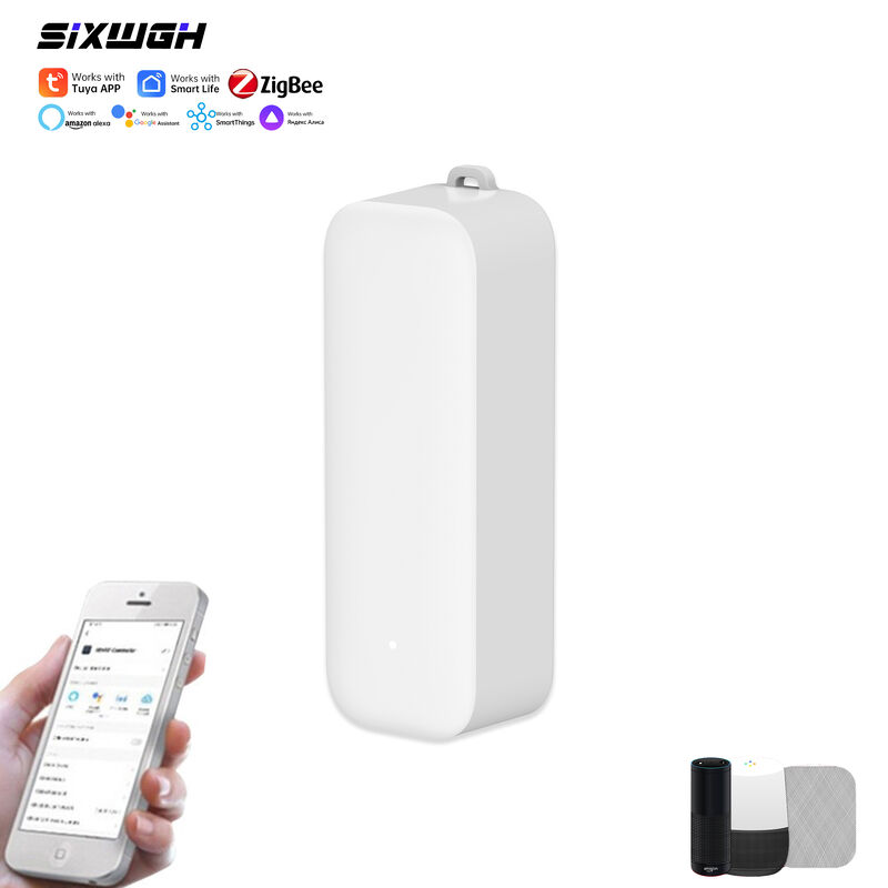SIXWGH ユニバーサルスマートIRリモートコントロール (Zigbeeハブ付き) Alexa & Google Homeアプリ対応 ホテル利用可能 回転デザイン