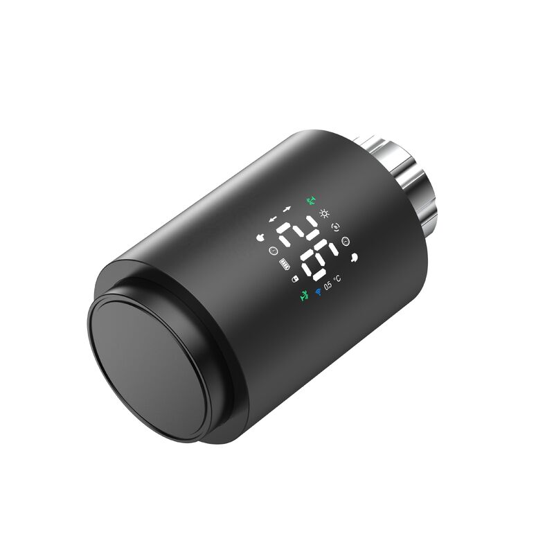 SIXWGH Zigbee 3.0 スマートサーモスタットラジエーターバルブ (TRV) Alexa/Googleアシスタント Tuyaアプリ 7日間プログラム可能 ワイヤレス暖房