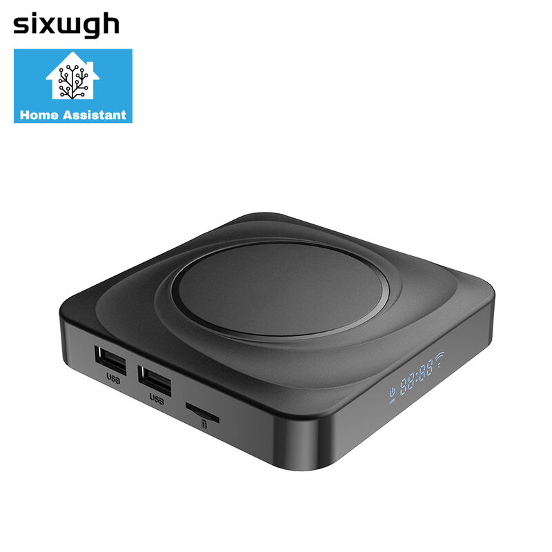 SIXWGHホームアシスタント スマートハブ NPU ロックチップ 3566 8K 解読 Bluetooth/WiFi/ジグビー ユニバーサル スマートホームゲートウェイ プログラム可能
