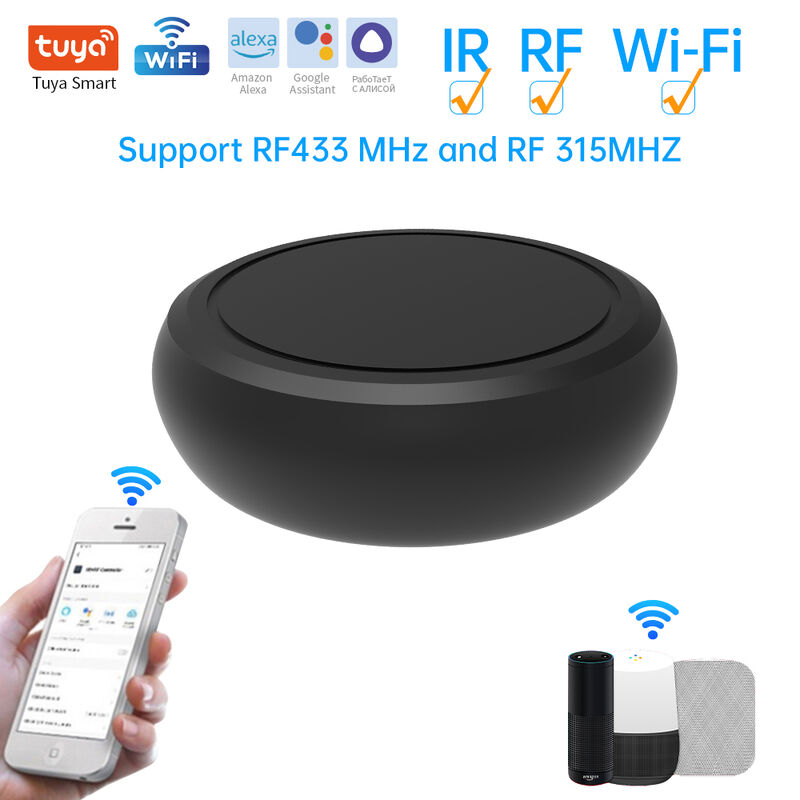 Tuya スマートホームユニバーサルリモートコントロールスイッチ、DC 5VリレーWifi IR RF、Tuya/Smartlife互換
