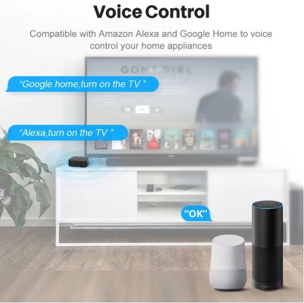 SIXWGH Tuya スマートリモコン US/EU/PL Alexa Google Home対応 360°カバレッジ FCC認証 Zigbee スマートIRリモコン 5V WiFi
