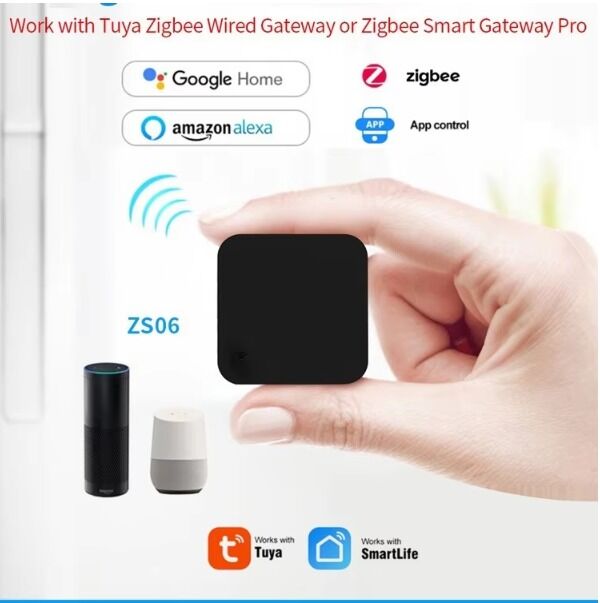 SIXWGH Tuya スマートリモコン US/EU/PL Alexa Google Home対応 360°カバレッジ FCC認証 Zigbee スマートIRリモコン 5V WiFi