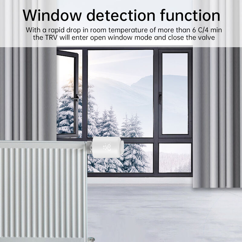 SIXWGH Tuya Zigbee 3.0 TRVL スマートサーモスタット OLED ラジエーターアクチュエータバルブ プログラマブル温度コントローラー Android Flip Home