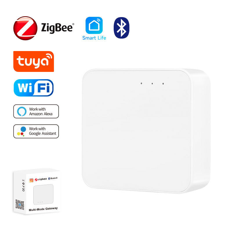 SXIWGH 多モードゲートウェイ ZigBee 3.0 ブルートゥース WiFi ハブ スマートホーム制御センター 互換性Tuya Google Home