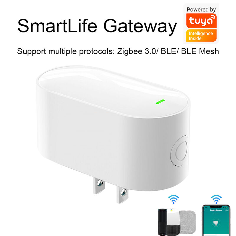 SIXWGH スマートライフ Tuyz Zigbee Bluetoothゲートウェイハブ 3-in-1 マルチプロトコル USB充電器 Alexa/Google Home スマートホームデバイス