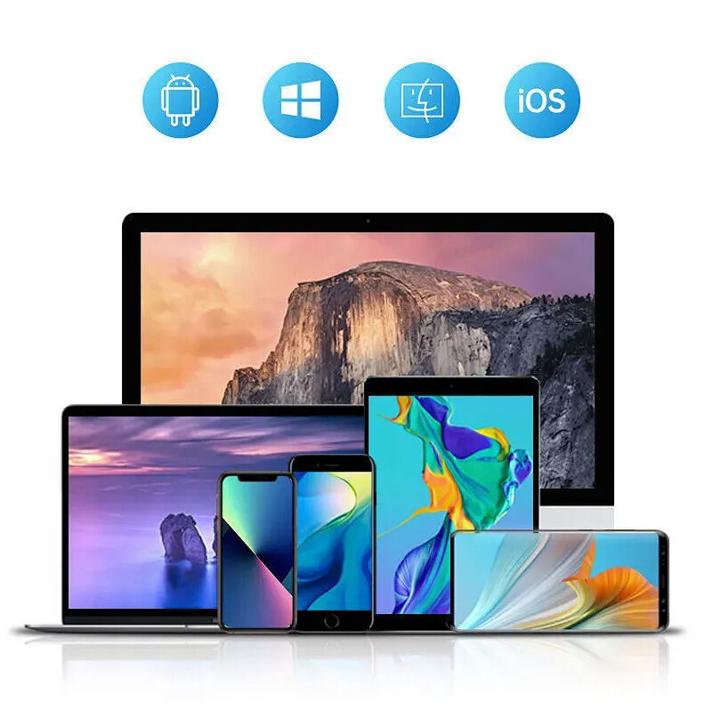 1080P Wireless Screen Sharing Device, 2.4G WiFi HDMI Dongle, Plug & Play Screen Mirroring Adapter for TV/Monitor, Compatible with iOS, Android, Windows, and Mac