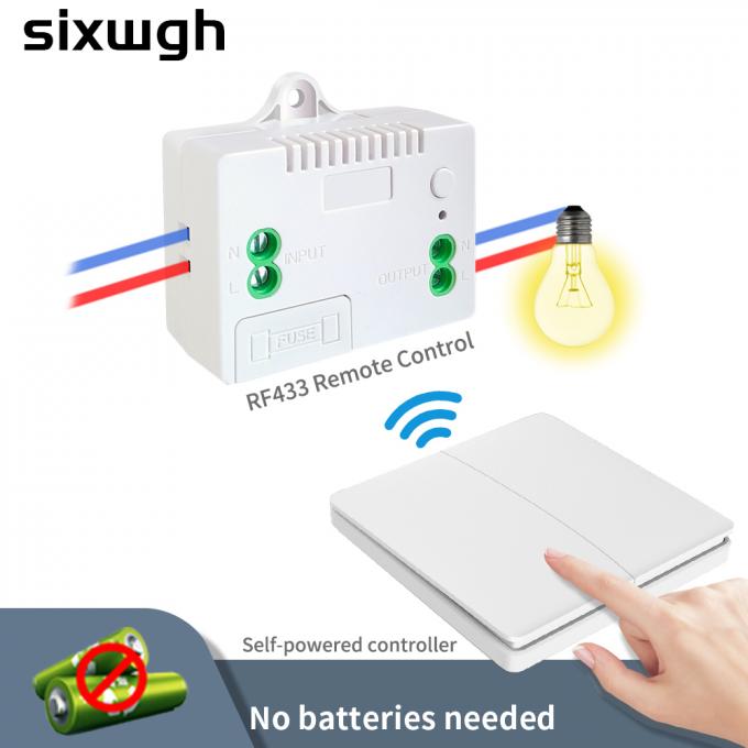 SIXWGHの無線壁スイッチRF433MHZ RF無線スイッチ 1
